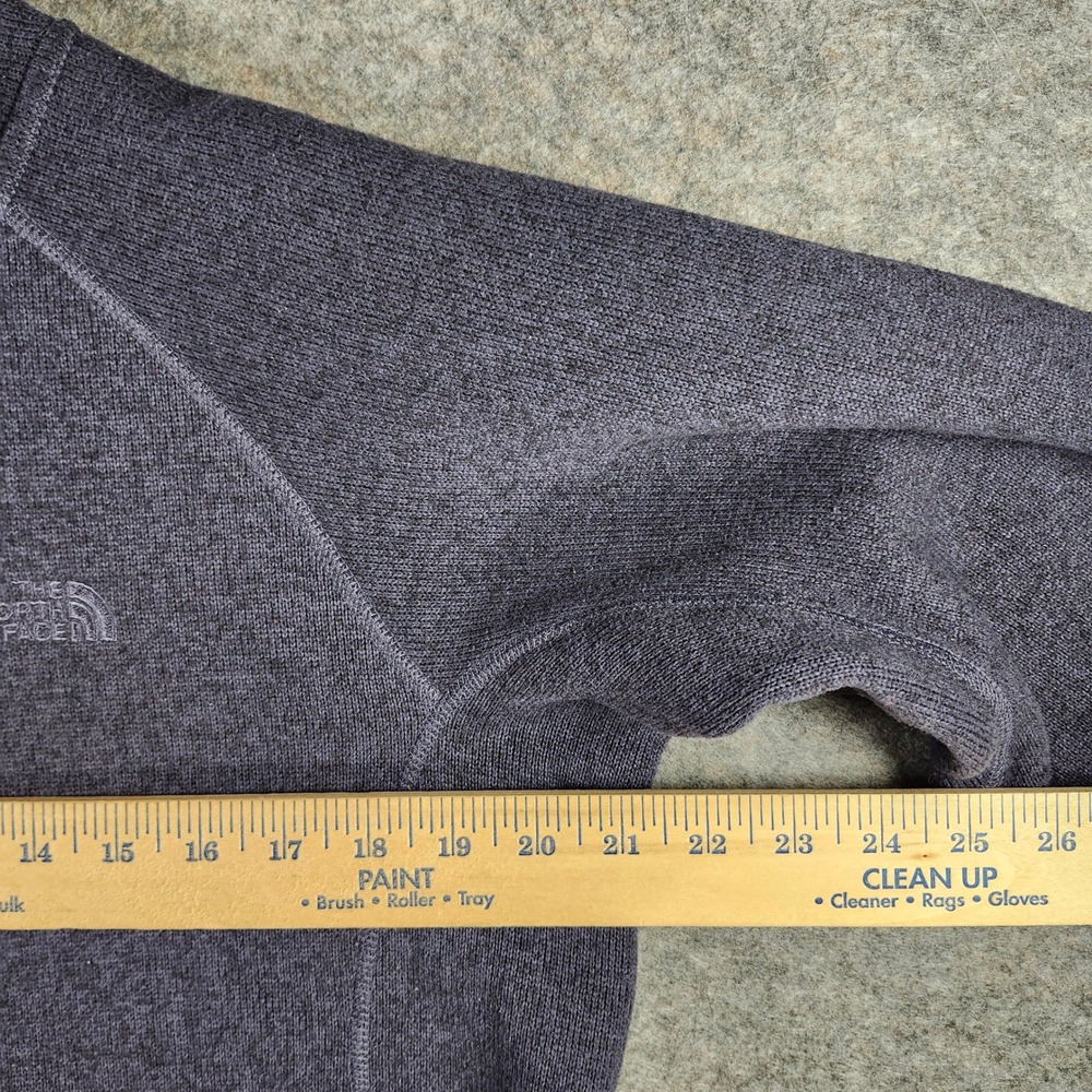 The North Face Womens XL Blue Sherpa Lined Full Zip Sweater Fleece Jacket Casual - Picture 4 of 16